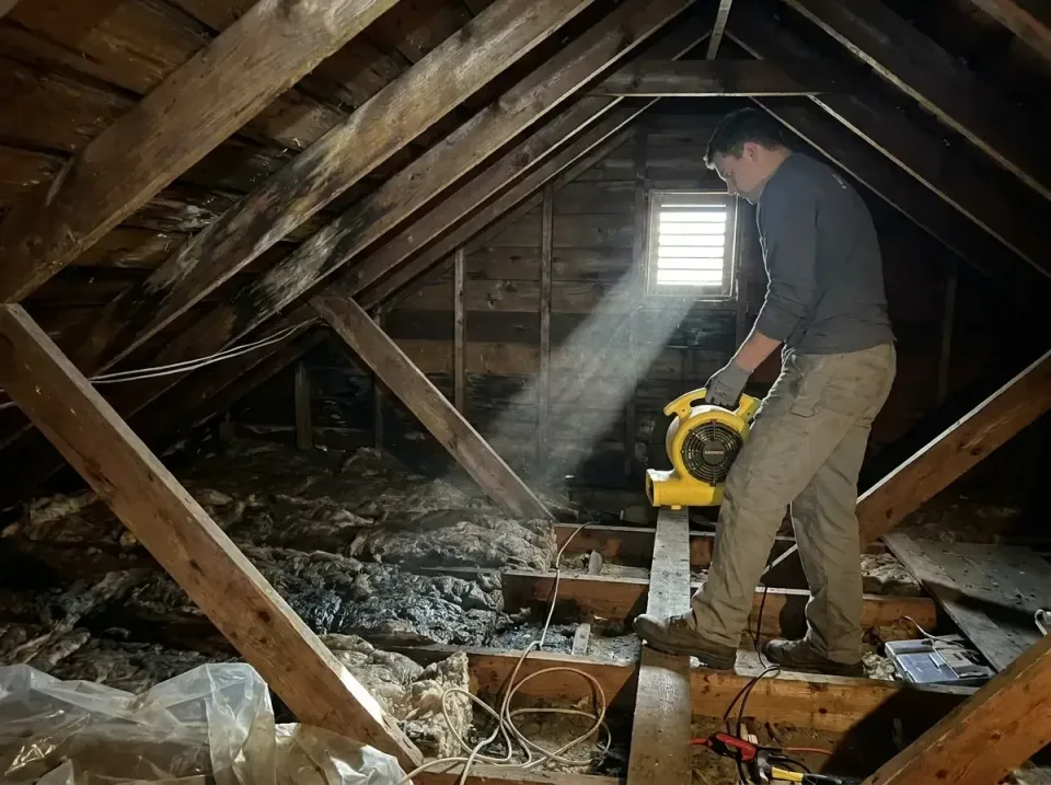 attic-water-damage-drying-proc-007 — frequently asked questions, Emergency Water Extraction & 24/7 Flood Response in Yardvil…